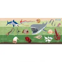 Oceanarium Deep Sea Creatures M Handtuch