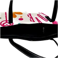 Markenlos Schultertasche, leicht und lässig, für Schule und Beruf, mit buntem Schlüsselmuster