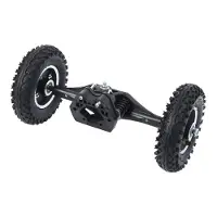 StarTech.com Vorder- und Hinterrad E-Scooter - 20 cm Aluminium Räder Set - 100 kg Traglast - Mit Frontachshalterung - Für Elektro Scooter E-Bike Umbau - Schwarz