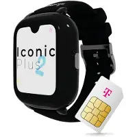 Savefamily Telekom Iconic Plus 2 Kinder Smartwatch in Gotham Black mit Telekom Tarif