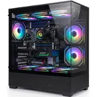 Broonbee Gaming PC S-I9 Schwarz | AMD Ryzen 7 8-Kern | RTX 5060 | 64GB RAM | 1TB SSD | Windows 11 Pro