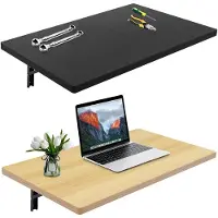 StarTech.com Wandmontierte klappbare Werkbank - Klapptisch - 81,3 x 45,7 cm - Maximale Belastung 249,5 kg - Dreieckhalterung - Holz