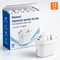 StarTech.com Wasserfilterkartuschen - Aktivkohlefilter - 12er-Pack - Universeller Ersatz für Wasserfilterkannen - Mehrschicht-Filtration - Verbesserter Geschmack
