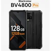 Blackview BV4800 Pro - Outdoor Handy 6,5", 12 GB RAM, 128 GB ROM, Black, Android 14