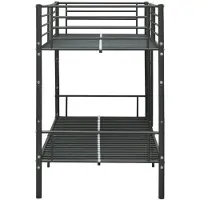 OEM Kinder-Zwillingstapelloftbed – Zwart Metallisches Rahmen – 90x200 cm – Stabil & Raumsparend