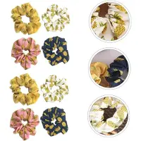 Markenlos 24stücke Haargummis Mit Ananas-muster Weiche Scrunchies Für Frauen Haaraccessoires Für Partys Hochzeiten Und Täglichen Gebrauch