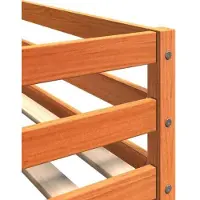 OEM Einzelbett – Massivholzbett – Hochbett – Kinderbett – Einzelbett mit 2 großen Schubladen – 75x190 cm – Holzdesign