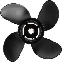 OEM Aluminium Buitenboordpropeller 4 Bladen 13 Tand für 35-60 PS