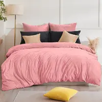 Trankielo - Flanell-Winterbettwäsche-Set, 155 x 220 cm - Flauschig und warm - Maschinenwaschbar und pflegeleicht