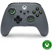 PowerA Advantage, Gamepad, Xbox Series S, Xbox Series X, D-Pad, Home button, Analog / Digital, Kabellos, Schieferfarben, Grau