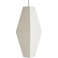 HAY Lampenschirm Prism, Höhe 110 cm, weiß, Papier