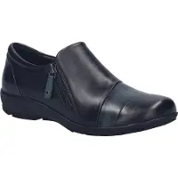 Josef seibel Schnürschuh "Charlotte 19, schwarz-tanne", Damen, Gr. 39, schwarz (schwarz, tanne), Schuhe Schnürschuh