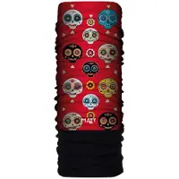 Matt Polartec Mikrofaser Halswärmer Awesome Skull
