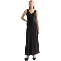 Scotch & Soda Slip Ruffled Edges ärmelloses Langes Kleid