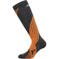 Zanier Alpine Socks orange - mittelgrau (5692) S