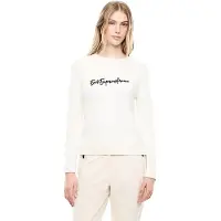 EA7 für Damen. 7W001546_AF26684 Pullover Vela weiß (M), Lässig, Polyester
