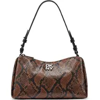 DKNY für Damen. R63DME54 Braune Remy-Tasche (OSFA), Lässig, Tierdruck, Polyurethan