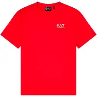 Emporio Armani für Jungen. 7B000020_AF10378 T-shirt CORE IDENTITY BOY rot (10 Años), Lässig, Baumwolle, Kurzarm, Kinderbekleidung