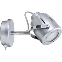 Paulmann Wandstrahler Spotlight Mega Chrom matt max. 50W GU10 schwenkbar Schalter