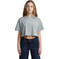 G-Star Girls Boxy Cropped T-Shirt - Hellblau - mädchen - 10