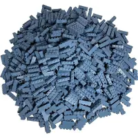LEGO 100 Steine 1x4, Sandblau