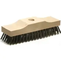 Andreas Bürsten GmbH Stahldrahtschrubber, Holzgriff, Breite: 22 cm