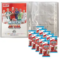 Topps Match Attax Bundesliga - 2024/2025 - 1 Leere Sammelmappe + 10 Booster