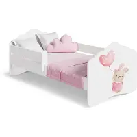 Kobi Meble Kinderbett mit Matratze Fala 140x70 - Bunny