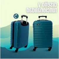 Markenlos Coronel Tapioca Kabinenkoffer, Trolley, geeignet für Ryanair, robustes Fluggepäck mit 4 360°-Rädern und Zahlenschloss