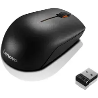 Lenovo 300, Beidhändig, Laser, RF Wireless, 1000 DPI, Schwarz