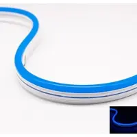 Longlife LED Neon 24V LED Streifen 5M 10W/m 84LED/m 7mm - Lichtfarbe: Blau - Schutzart: IP65