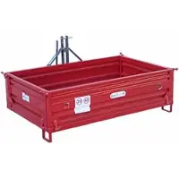 Geotech Heckcontainer für Traktor TRP 180 - kippbar - 3 abnehmbare Bordwände