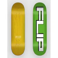 Flip Squared Logo Green 8.25´´x31.85´´ Skateboarddeck