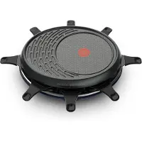 Tefal Raclette 3in1 (Raclette, Grill, Crêpe) 8 Personen, 8 Person(en), Thermoplast, Schwarz, Blau, Rund, 1050 W, 325 mm