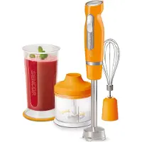 Sencor SHB 4463OR-EUE3, Pürierstab, 0,7 l, Pulsfunktion, Eis-Crusher, 1000 W, Orange, Edelstahl