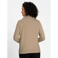 Inspirationen Sweatshirt , Damen, Gr. 42, grün (beige, eucalyptus, bedruckt), 100% Baumwolle, bedruckt, gemustert, mehrfarbig, Sweatshirts Sweatshirt