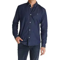 Pepe Jeans für Herren. PM3090016C2 Hemd Classic Slim navy (XS), Lässig, Baumwolle, Langarm, Marine