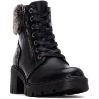 Refresh für Damen. 17291101-NEGRO Stiefelette 172911 schwarz (38), 3 bis 5 cm, Reißverschluss, Lässig