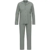 Seidensticker Pyjama "Herren Schlafanzug Lang bodywear", Herren, Gr. 56, grau (anthrazit), Homewear-Sets Pyjama