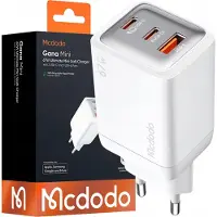 Mcdodo Schnellladegerät, Netzteil, Adapter, 3x USB-C PD, USB, 67W, Weiß