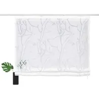 Otto Home Raffrollo "Anna" Gr. 3, weiß, B:80cm H:130cm, Ausbrenner, Obermaterial: 70% Viskose, 30% Polyester, Raffrollos, Raffrollo, Halbtransparent, Ausbrenner, Viskose