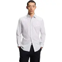 HUGO Valerio 10279783 Red Langarmhemd