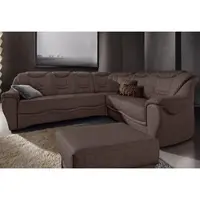 Sit&More Ecksofa SIT & MORE "Benson L-Form", braun (dunkelbraun), B:265cm H:94cm T:215cm, NaturLeder;Luxus-Microfaser;Luxus-Kunstleder;Primabelle-Microfaser, Sofas, Ecksofa, wahlweise mit Schlaffunktion
