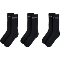 G-Star Logo Socks 3er-Pack - Schwarz - Damen - 35-38