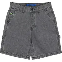 Dc-shoes 3/4-Jeans "Carpenter Baggy", Kinder, Gr. 16(165-172cm), Normalgrößen, grau (medium grau), Obermaterial: 75% Baumwolle, 25% Baumwolle., Jeans 3/4-Jeans