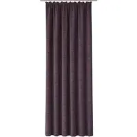 Wirth Vorhang "Trondheim B", lila (beere), B:132cm H:195cm, Chenille, Polyacryl, Gardinen, Vorhang, nach Maß