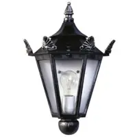 Albert 603228 Wandleuchte Typ Nr. 3228 - Farbe: schwarz-Silber, für 1 x Lampe, E27