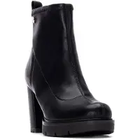 Xti für Damen. 14473501-NEGRO Stiefelette 144735 schwarz (39), 8 bis 10 cm, Reißverschluss, Lässig
