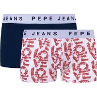 Pepe Jeans Love Print Trunk Slip 2 Einheiten