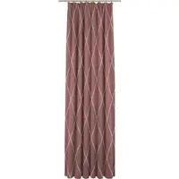 Adam Audio Vorhang ADAM "Casket Valdelana Light" Gr. 3, rot (cherryrot), B:145cm H:225cm, Jacquard, Baumwolle (Bio-Baumwolle), Gardinen, Vorhang, aus 100% Bio-Baumwolle